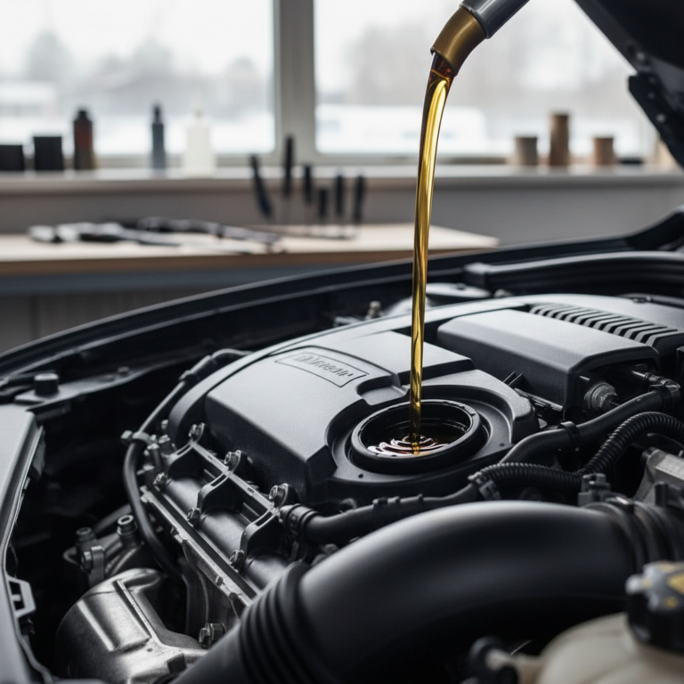 professional oil change process