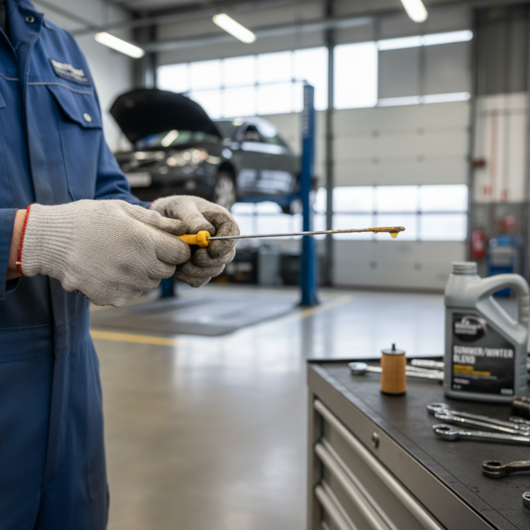 summer winter oil change service