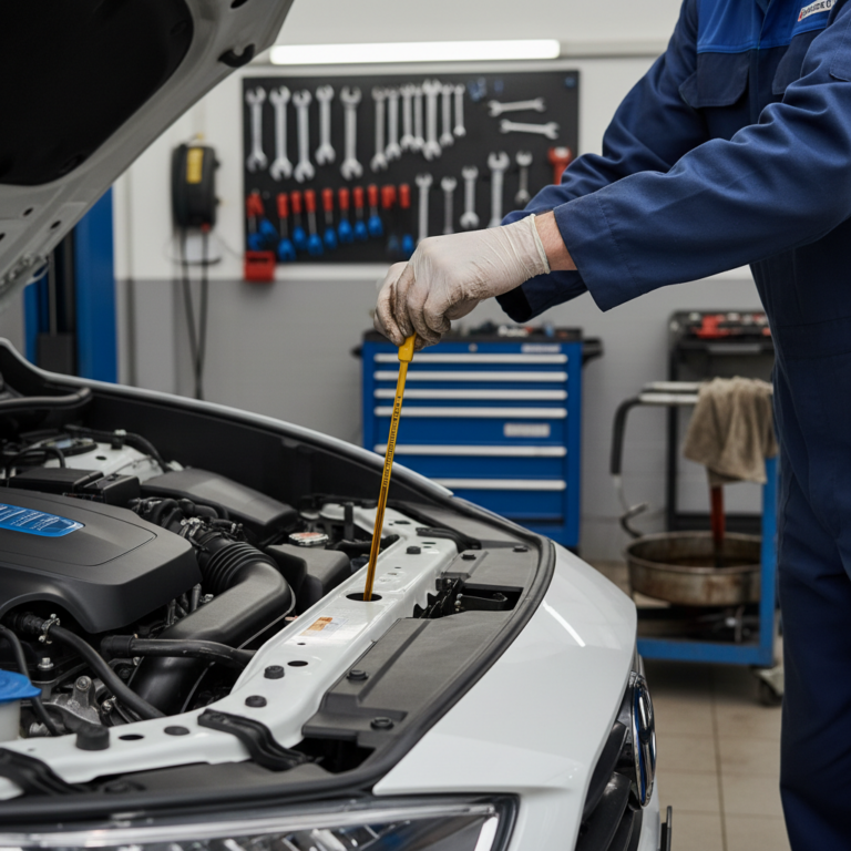hybrid vehicle oil change service
