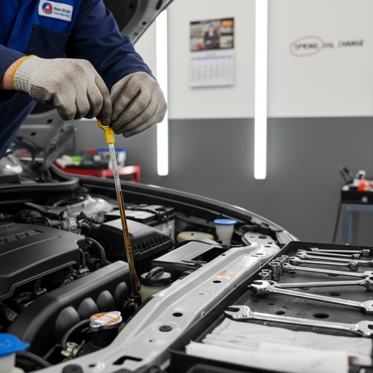 spring oil change preparation service